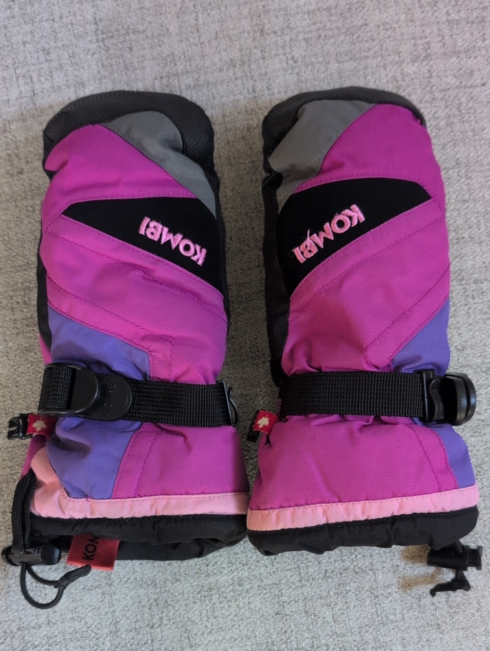 Kids Kombi Pink Winter Mittens